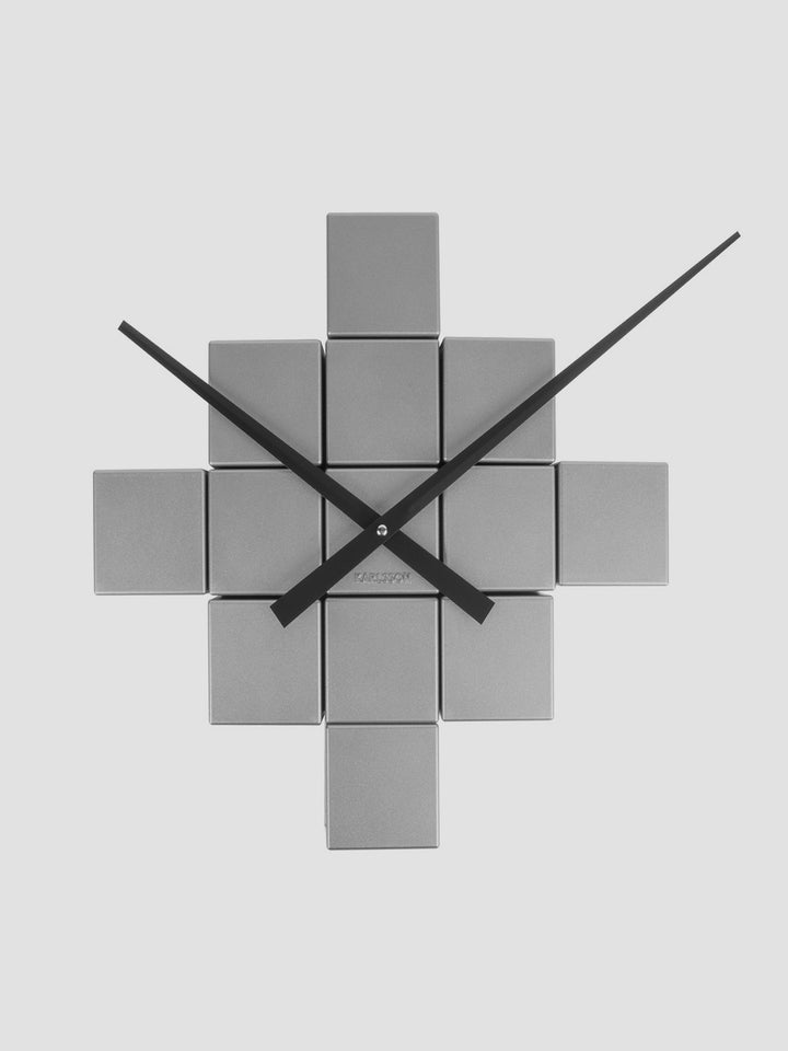 Karlsson DIY Cubic Wall Clock - Silver [D] Additional 2