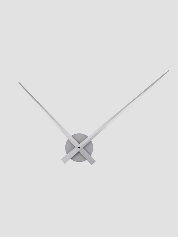 Karlsson Little Big Time Clock Silver. Minimal Hands, Maximum Impact