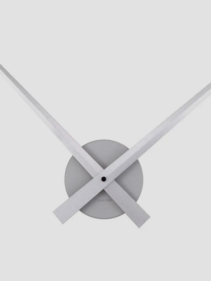 Karlsson Little Big Time Clock Silver. Minimal Hands, Maximum Impact Additional 2