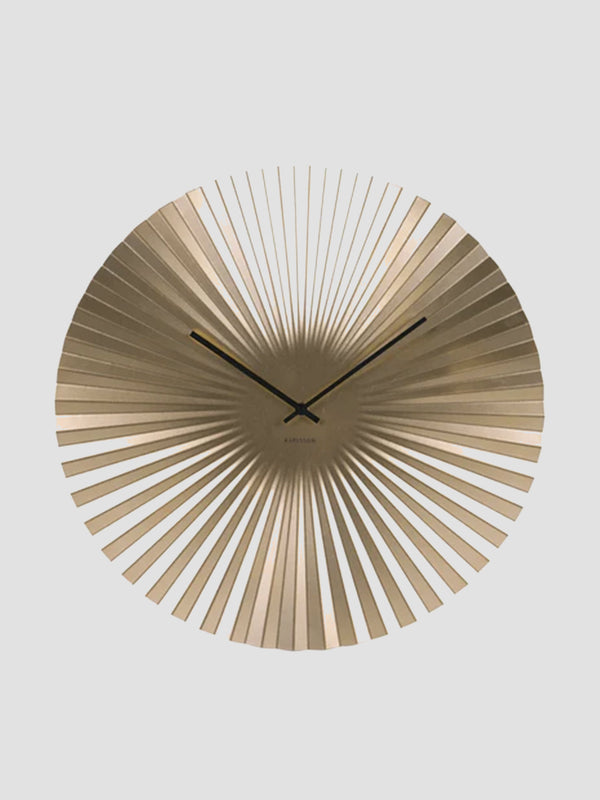 Karlsson Sensu Clock Medium - Gold [D]