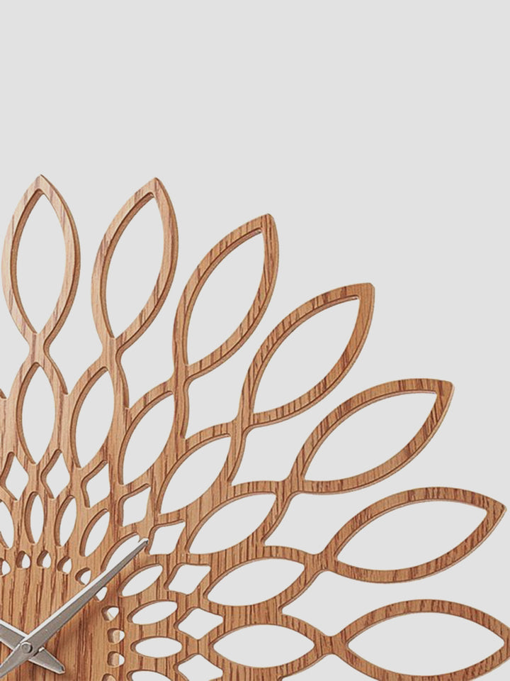 Karlsson Wood Sunflower Clock [D] Additional 2