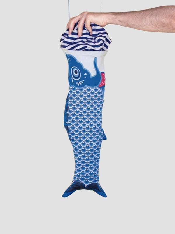 Koinobori Travel Laundry Bag - Blue