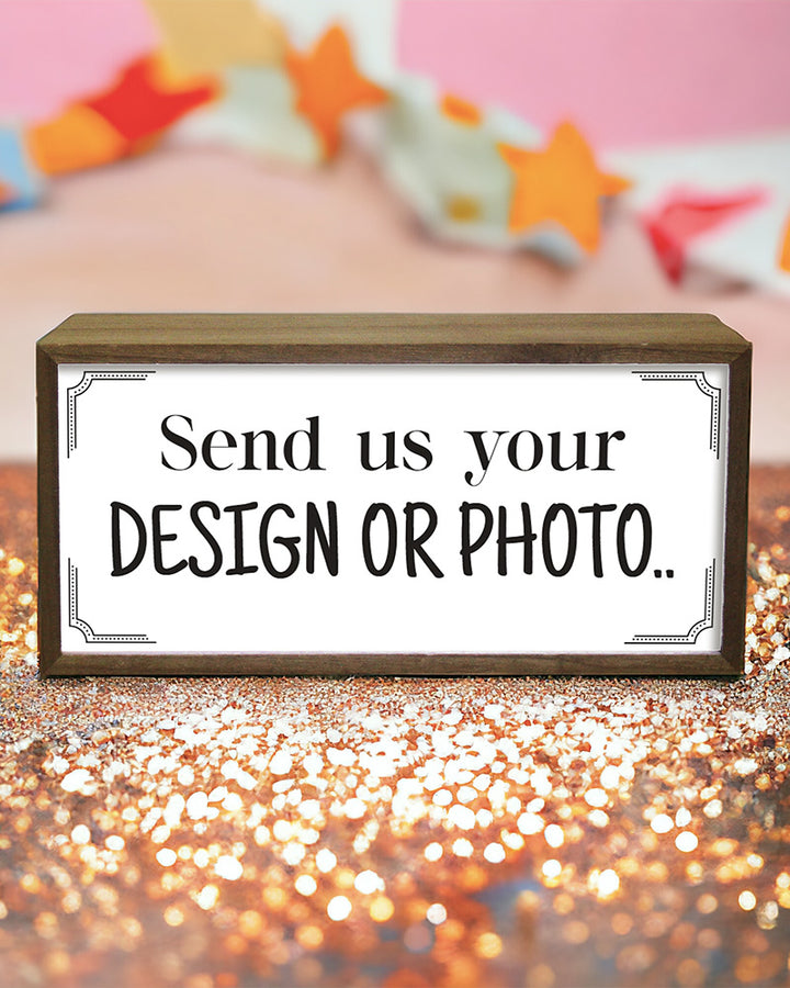 Personalised Photo Light Box. Custom LED Sign with Your Picture Additional 3