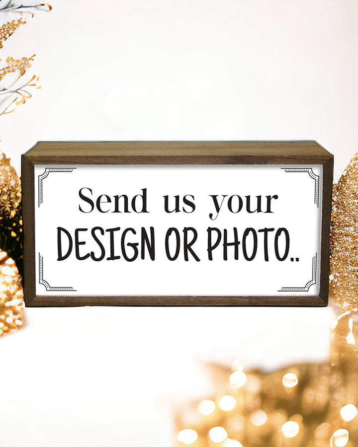 Personalised Photo Light Box. Custom LED Sign with Your Picture Additional 5