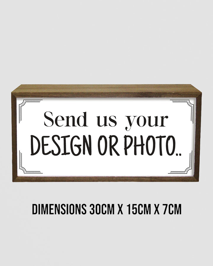 Personalised Photo Light Box. Custom LED Sign with Your Picture Additional 6