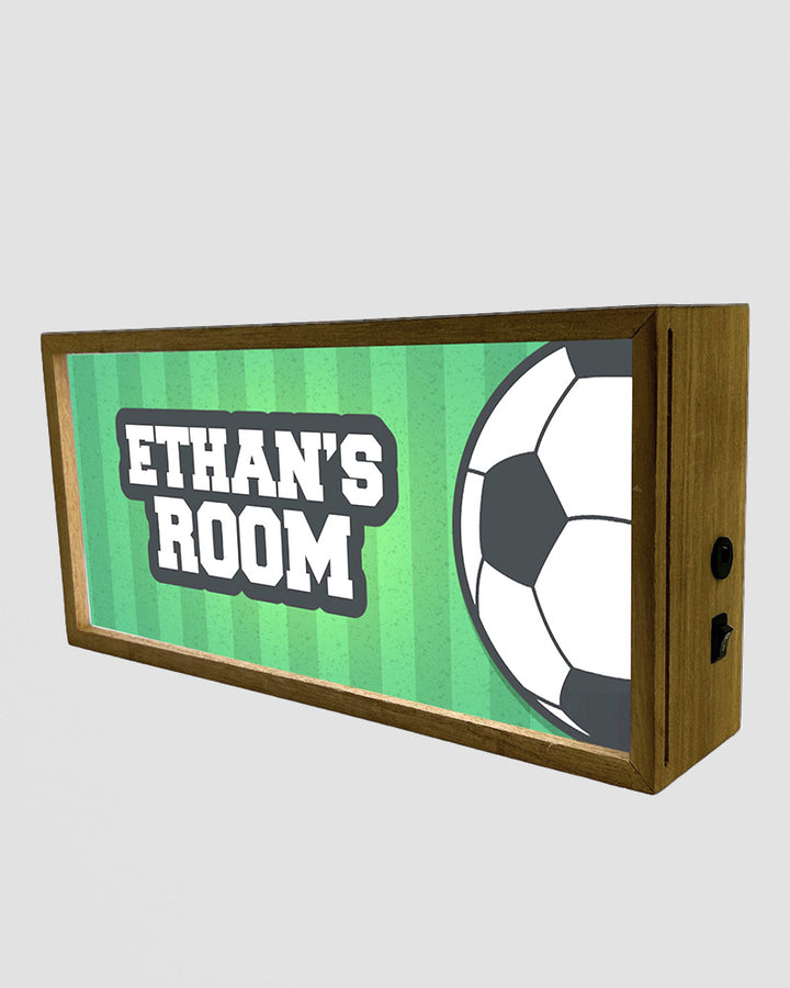 Personalised Football Light Box Sign, LED Sports Fan Room Decor Additional 2
