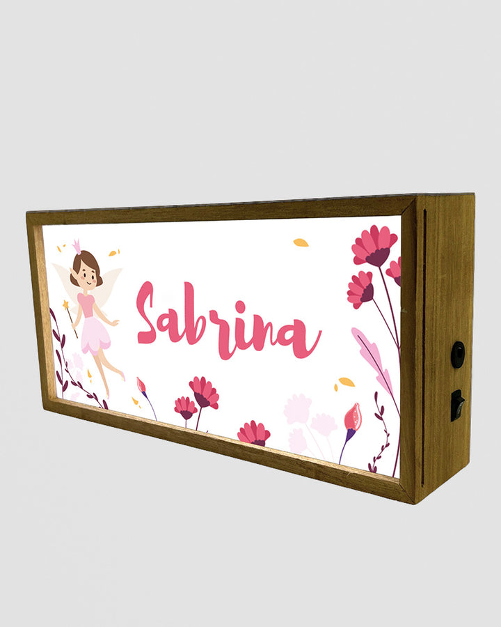 Personalised Fairy Light Box for Girls – Soft Pastel LED Room Sign Additional 2