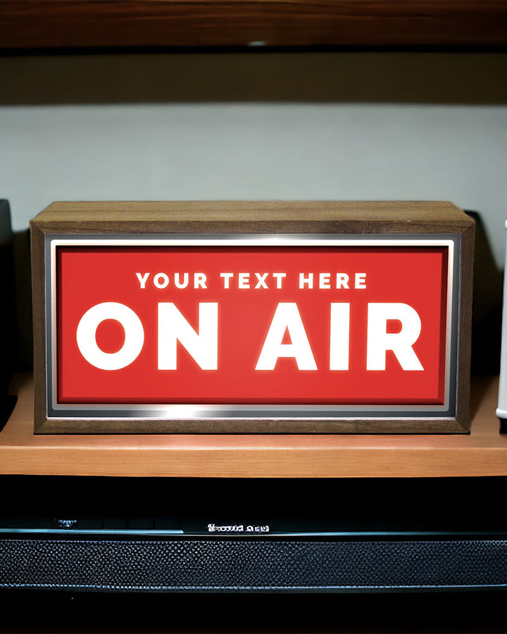 Personalised Light Box Sign – On Air LED Display for Creators & DJs Additional 3