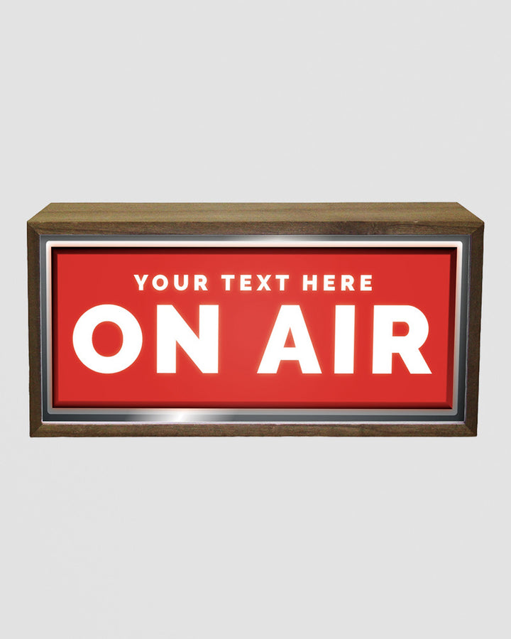 Personalised Light Box Sign – On Air LED Display for Creators & DJs Additional 1