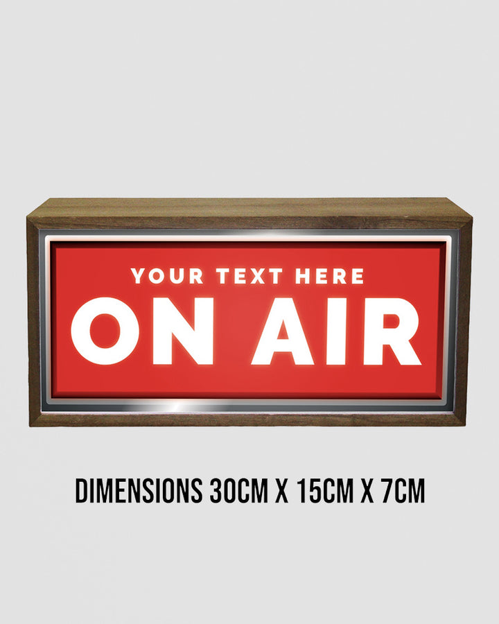 Personalised Light Box Sign – On Air LED Display for Creators & DJs Additional 5