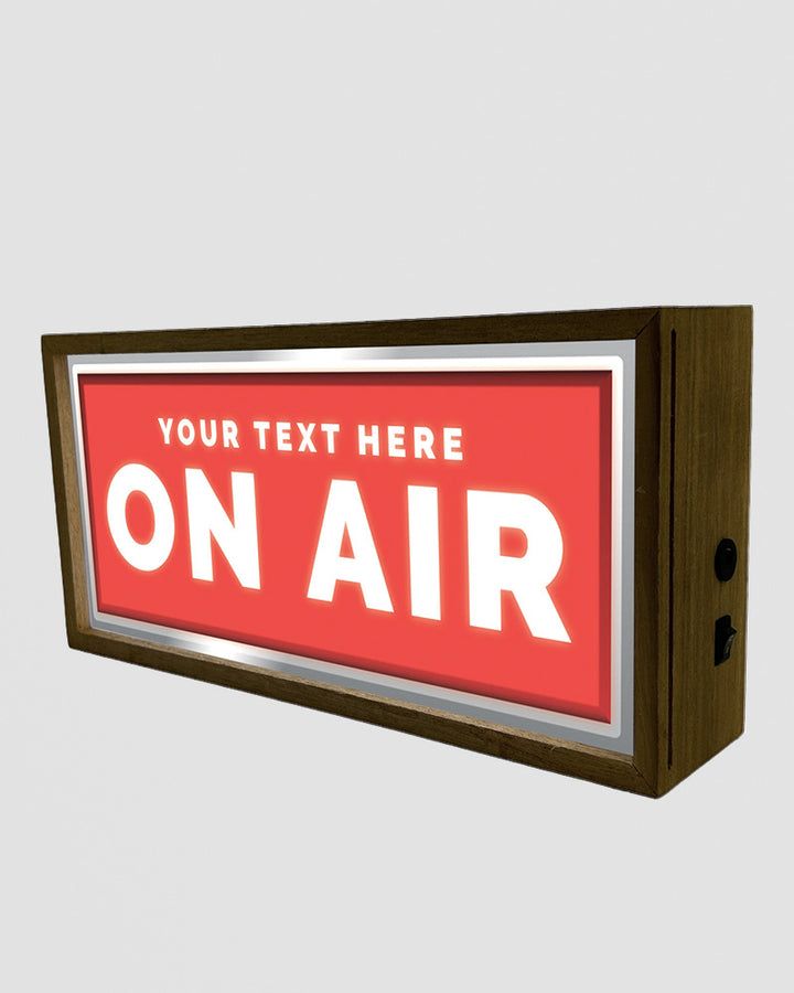 Personalised Light Box Sign – On Air LED Display for Creators & DJs Additional 2