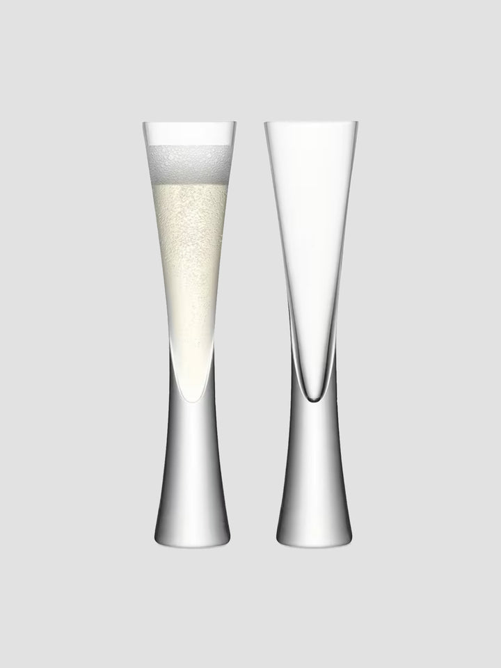 LSA Moya Champagne Flutes Set of 2. Tall, Tapered and Totally Toast-Worthy Additional 1