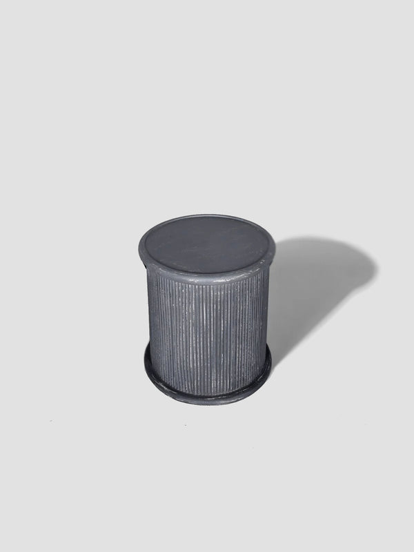 Linda Mango Wood Side Table - Grey