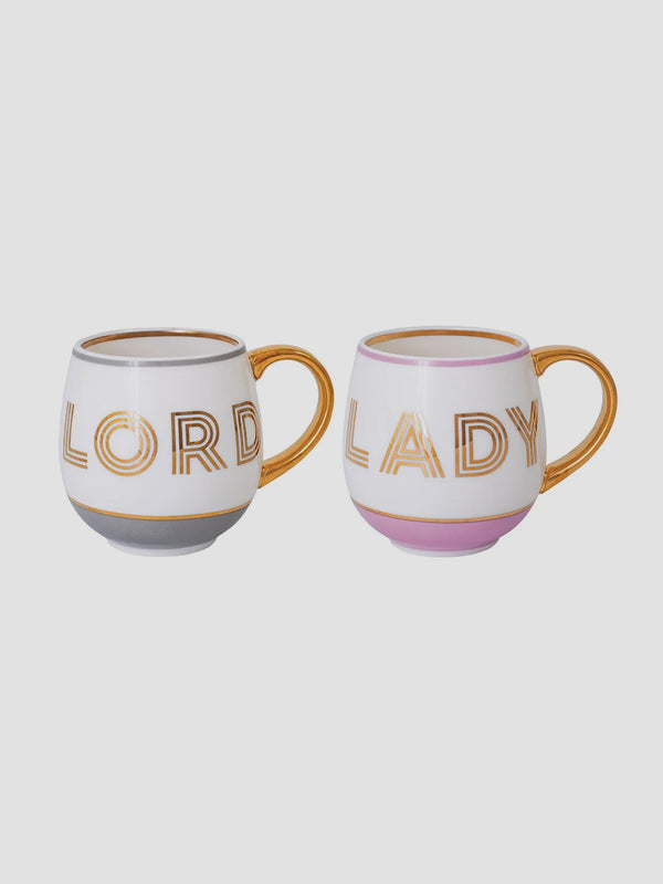 Lord & Lady Mugs - Set of 2