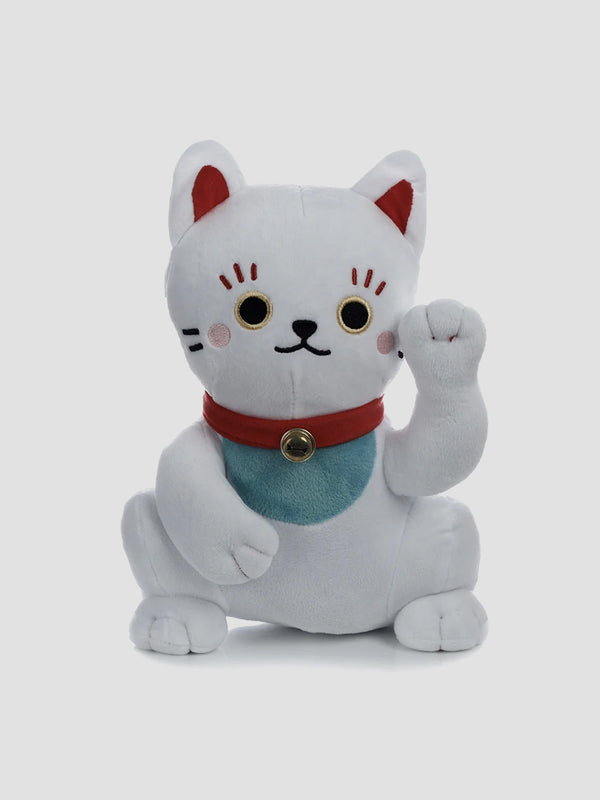 Maneki Neko Lucky Cat Plush Door Stop