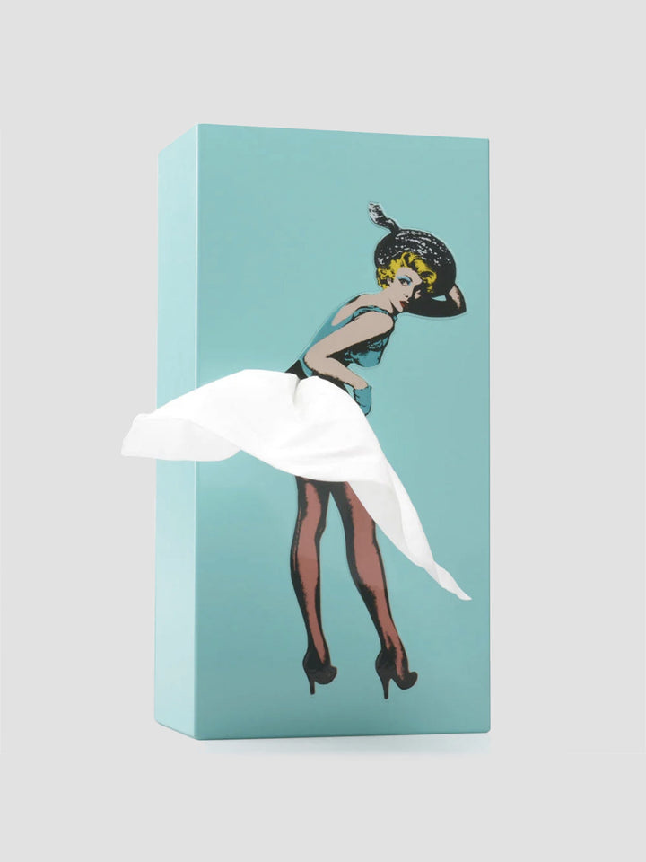 Marilyn Tissue Box Cover – Glamorous Hanky Dispenser in Mint Additional 1