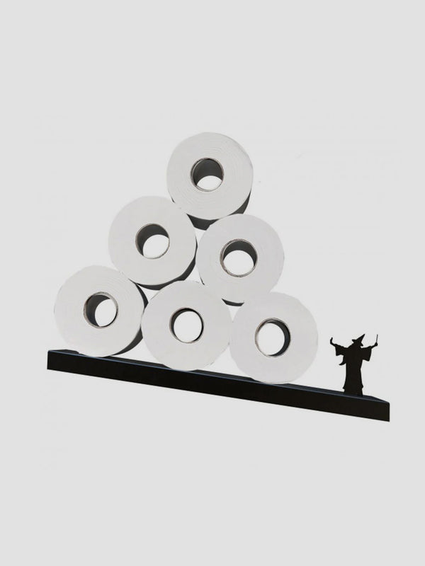 Merlin Toilet Paper Shelf - Floating Roll Holder with Wizard Charm