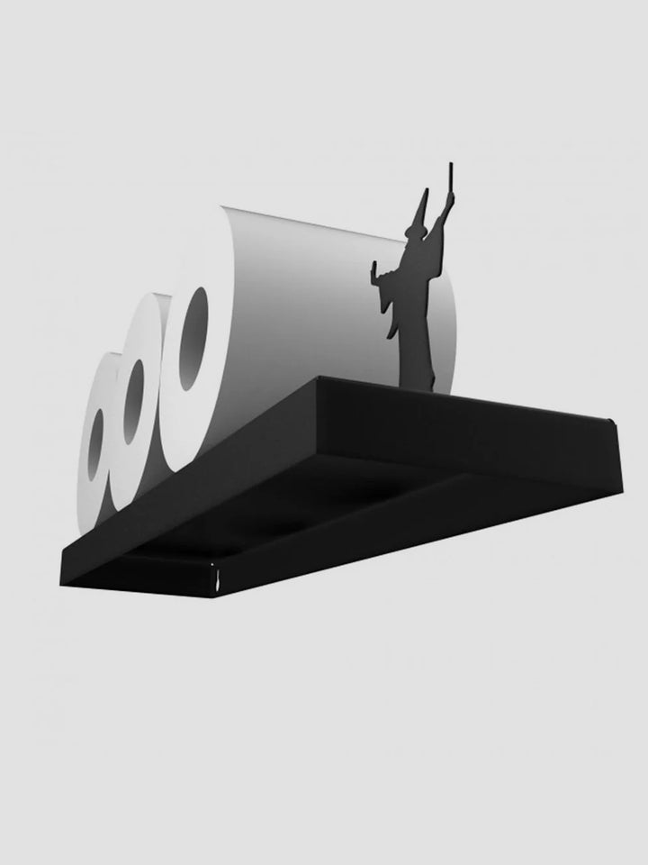 Merlin Toilet Paper Shelf - Floating Roll Holder with Wizard Charm Additional 2