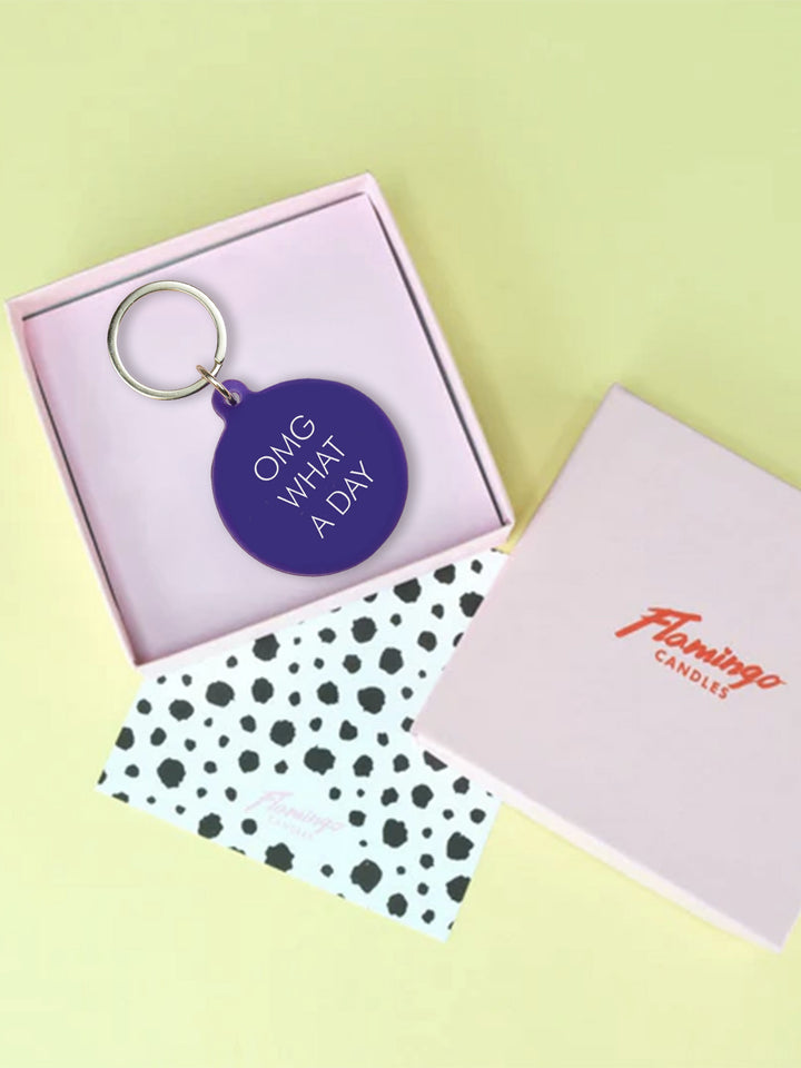 OMG What a Day Keytag Additional 4