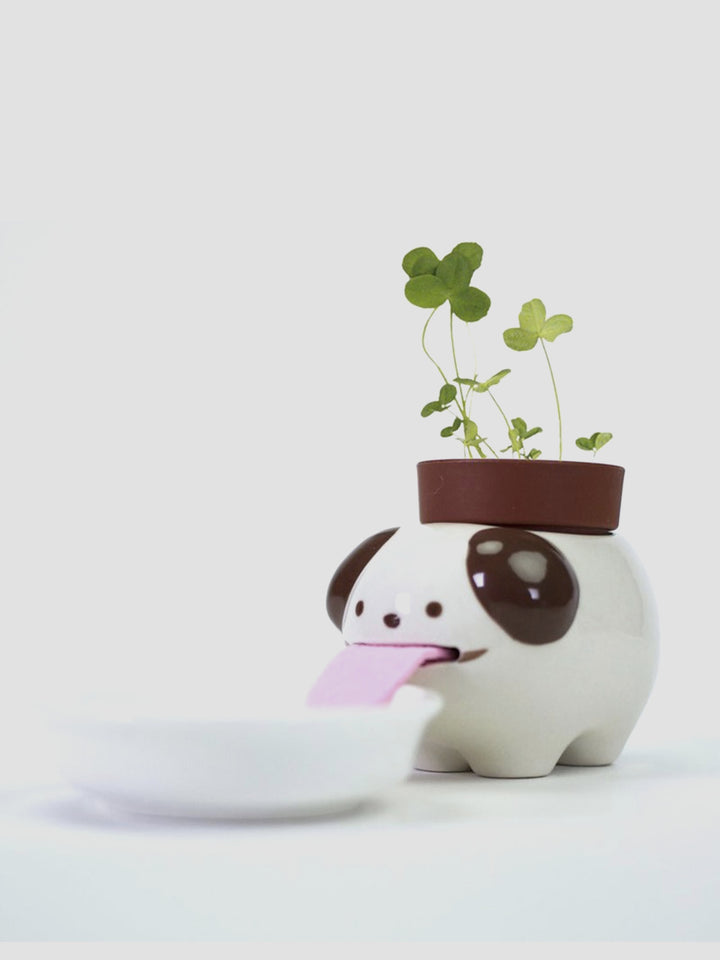 Papa Peropon Drinking Animal Planter - Dog Additional 1