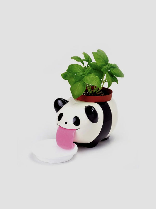 Papa Peropon Drinking Animal Planter - Panda