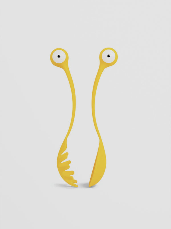 Pasta Monster Utensils Set. Serve Spaghetti with a Side of Sass