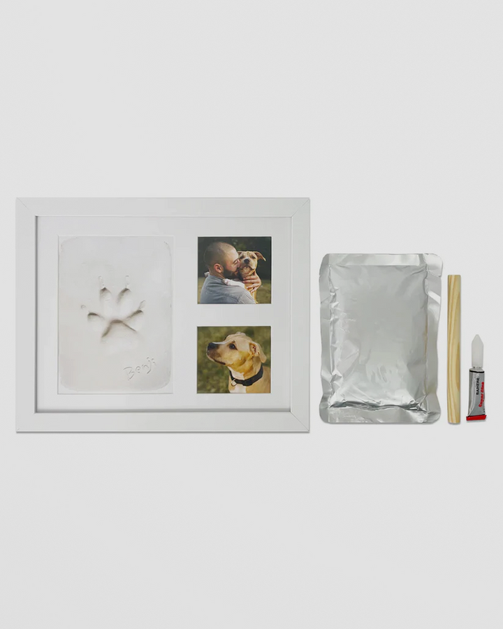 Paw Print Clay Mould Photo Frame Kit Additional 2