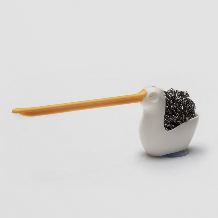 Pelican Sponge Holder - Quirky Sink Organiser with Suction Beak Additional 1