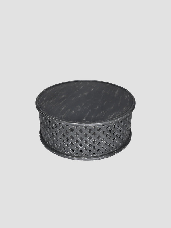 Petal Mango Wood Coffee Table - Grey