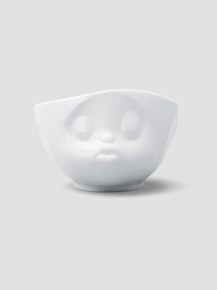 Porcelain Kissing Bowl – White 500ml Character Dish for Pasta & More Additional 1