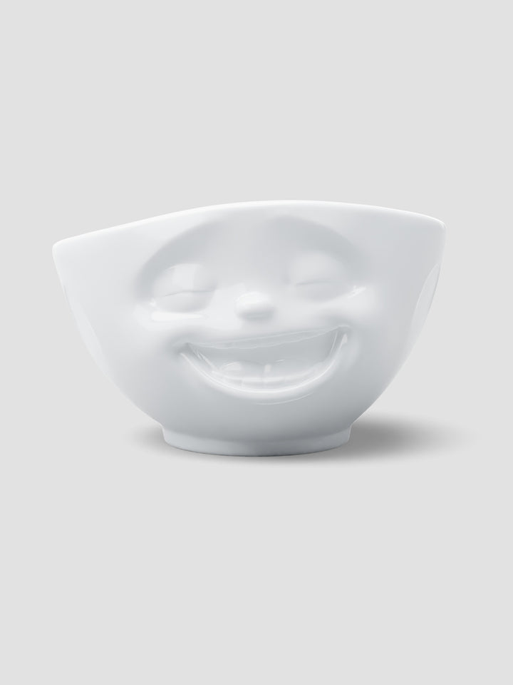 Porcelain Happy Bowl – 500ml Smiling Face Cereal & Snack Dish Additional 1