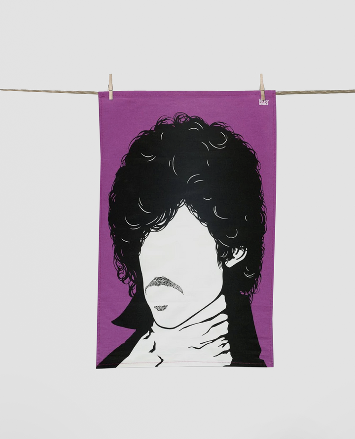 Prince Tea Towel, 100% Cotton Kitchen Cloth in Regal Purple Additional 1