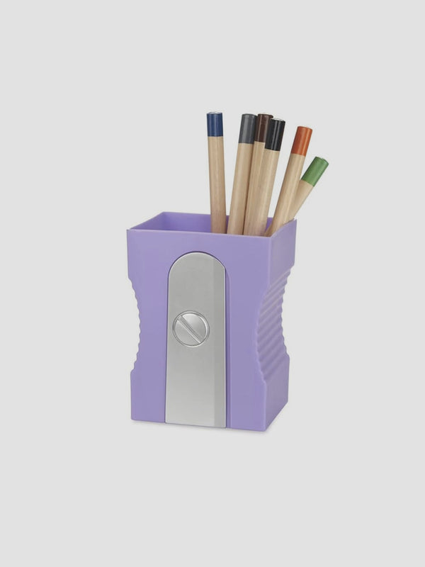 Purple Sharpener Pen Holder
