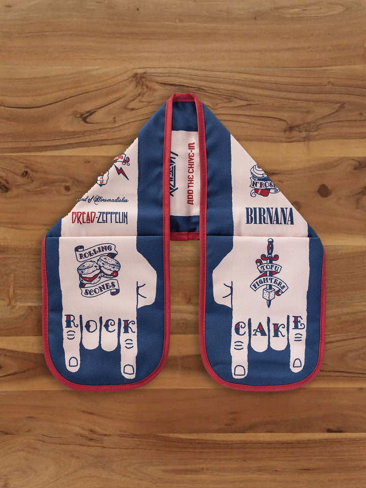 Rock Cake Double Oven Glove. For Headbangers Who Bake Additional 8