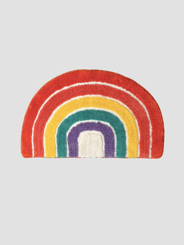 Rainbow Bath Mat. Bright, Bold and Slip-Free Bathroom Fun