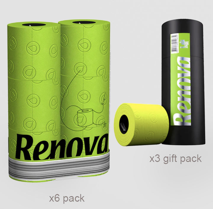 Renova Toilet Paper - Lime Green Additional 3