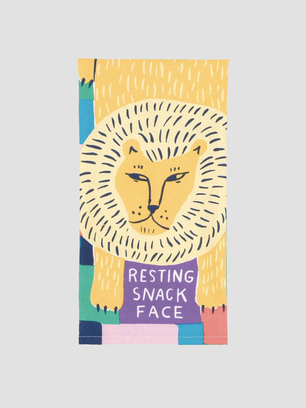 Resting Snack Face Tea Towel [D]