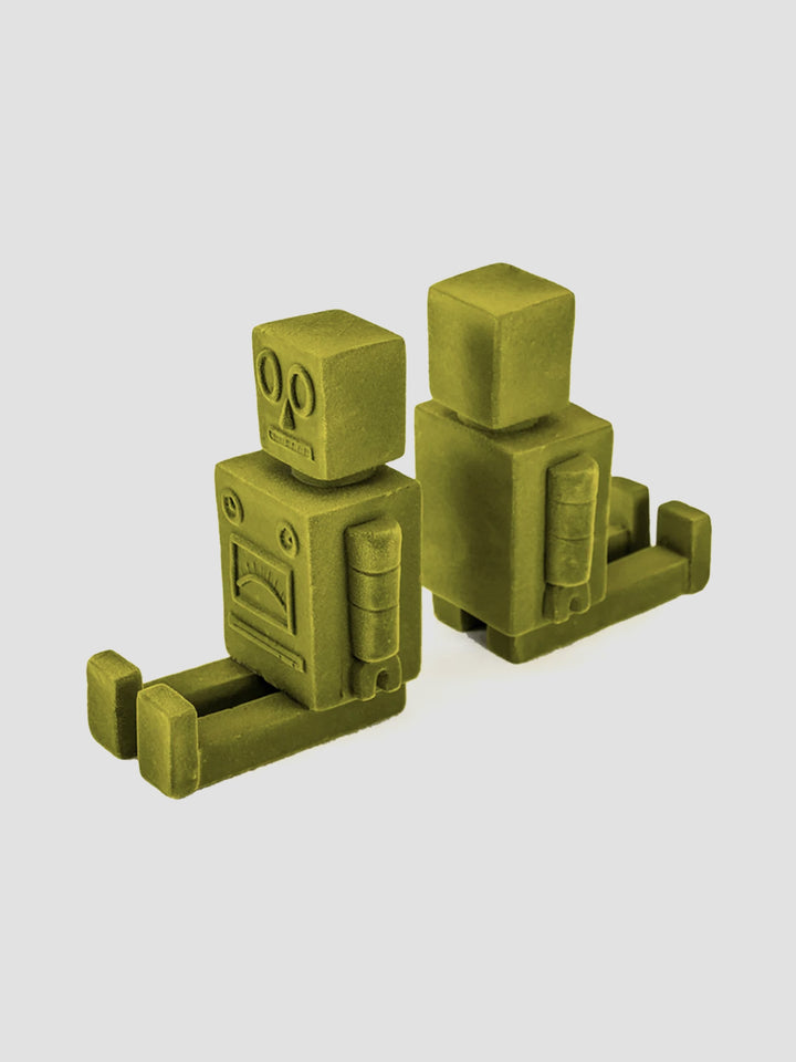 Robot Bookends - Green Flock Additional 1