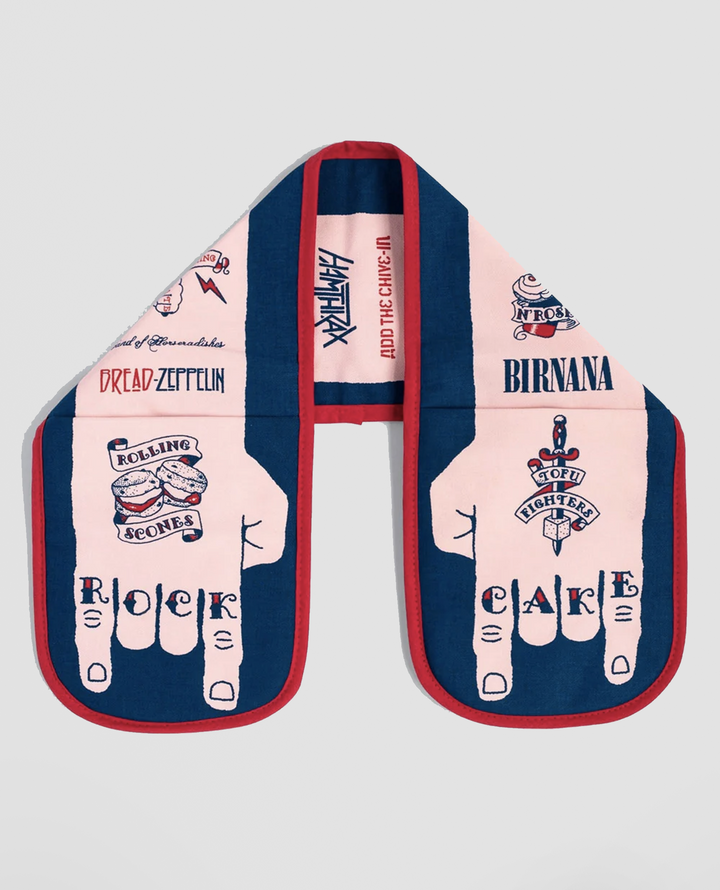 Rock Cake Double Oven Glove. For Headbangers Who Bake Additional 5