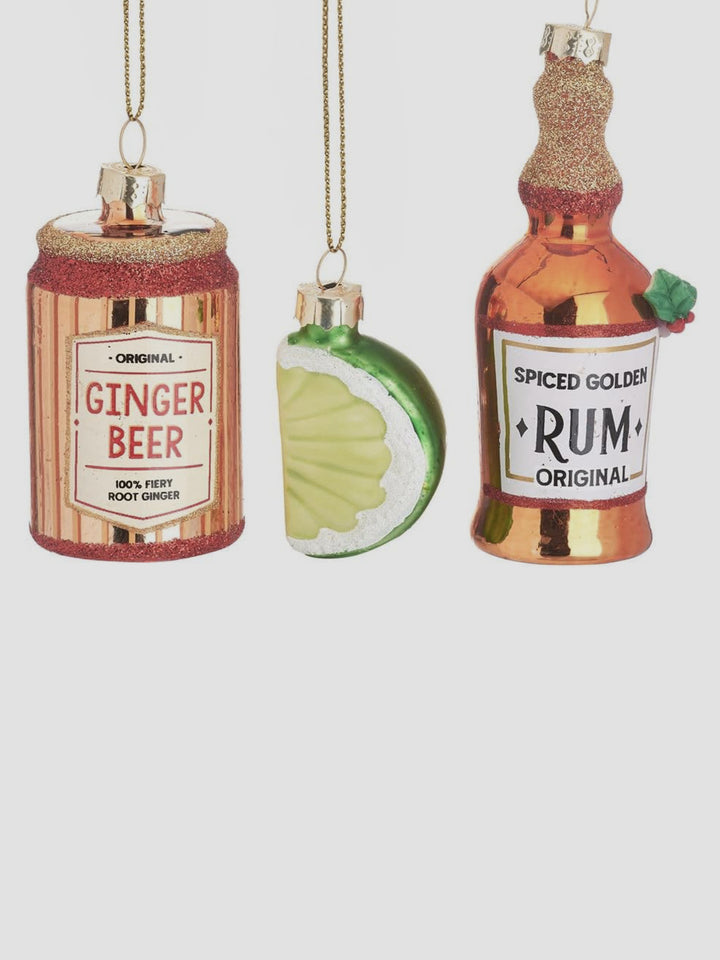 Rum and Ginger Beer Baubles - Set of 3 Additional 1
