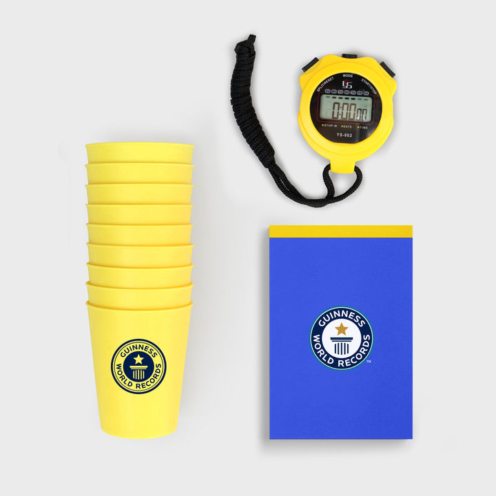 Stacking Cups Game Set - Guinness World Records Challenge Kit Additional 2
