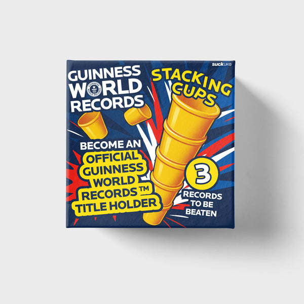 Stacking Cups Game Set - Guinness World Records Challenge Kit