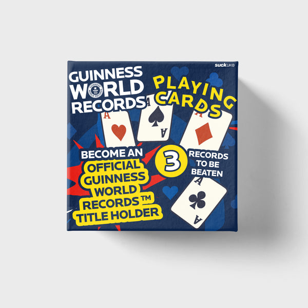 Guinness World Records Playing Cards Set, Stopwatch and Scorepad