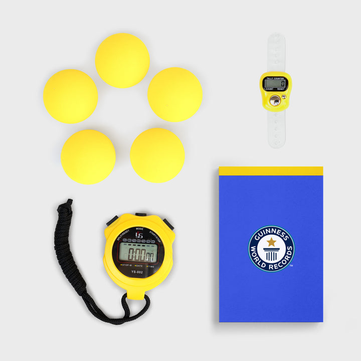 Bouncy Balls Records Kit, Guinness World Records Official Set Additional 2