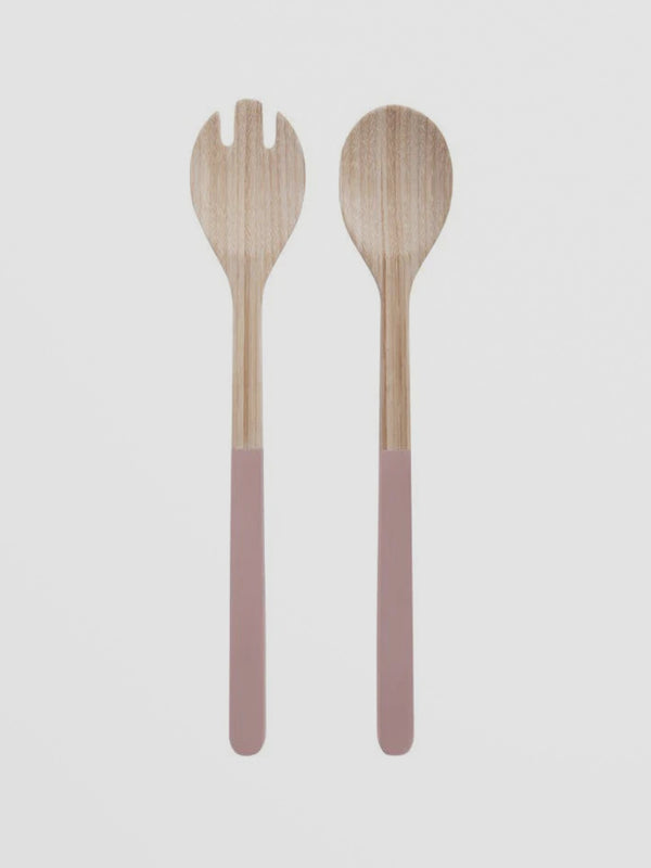 Salad Server Set Puro - Faded pink