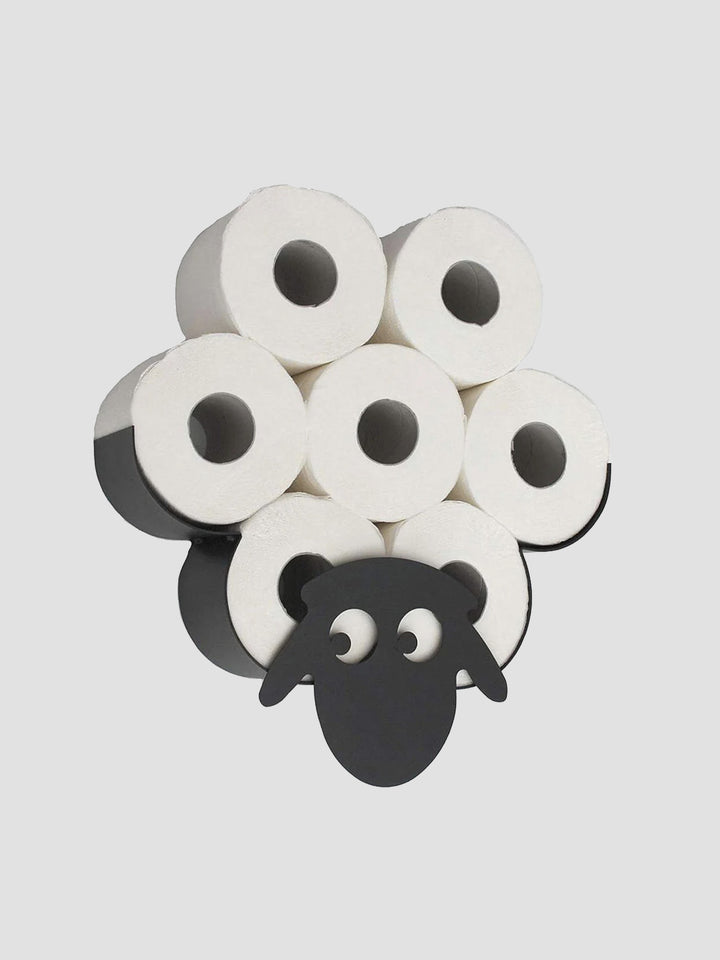 Sheep Toilet Roll Holder - Shearan the Jet Black Bathroom Buddy Additional 1