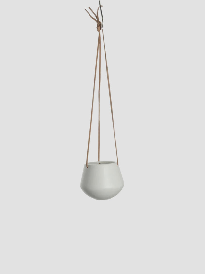 Skittle Small Hanging Plant Pot - White [D] Additional 1