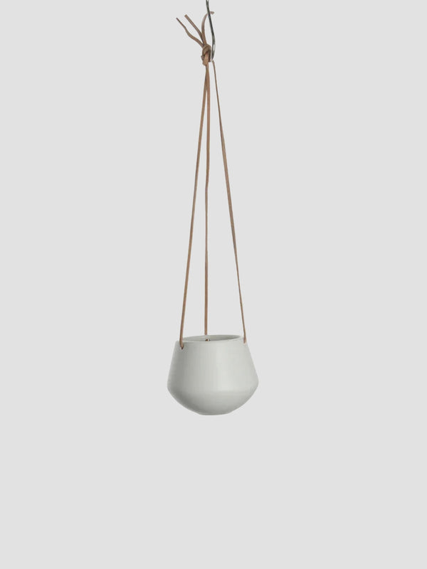 Skittle Small Hanging Plant Pot - White [D]