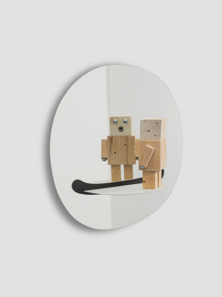 Smiling Mirror - Light Grey Additional 2