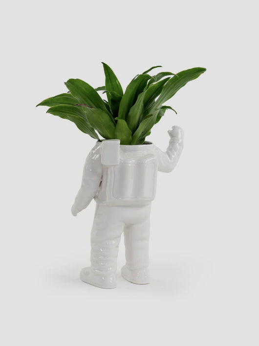 Spaceman Planter - Red Candy